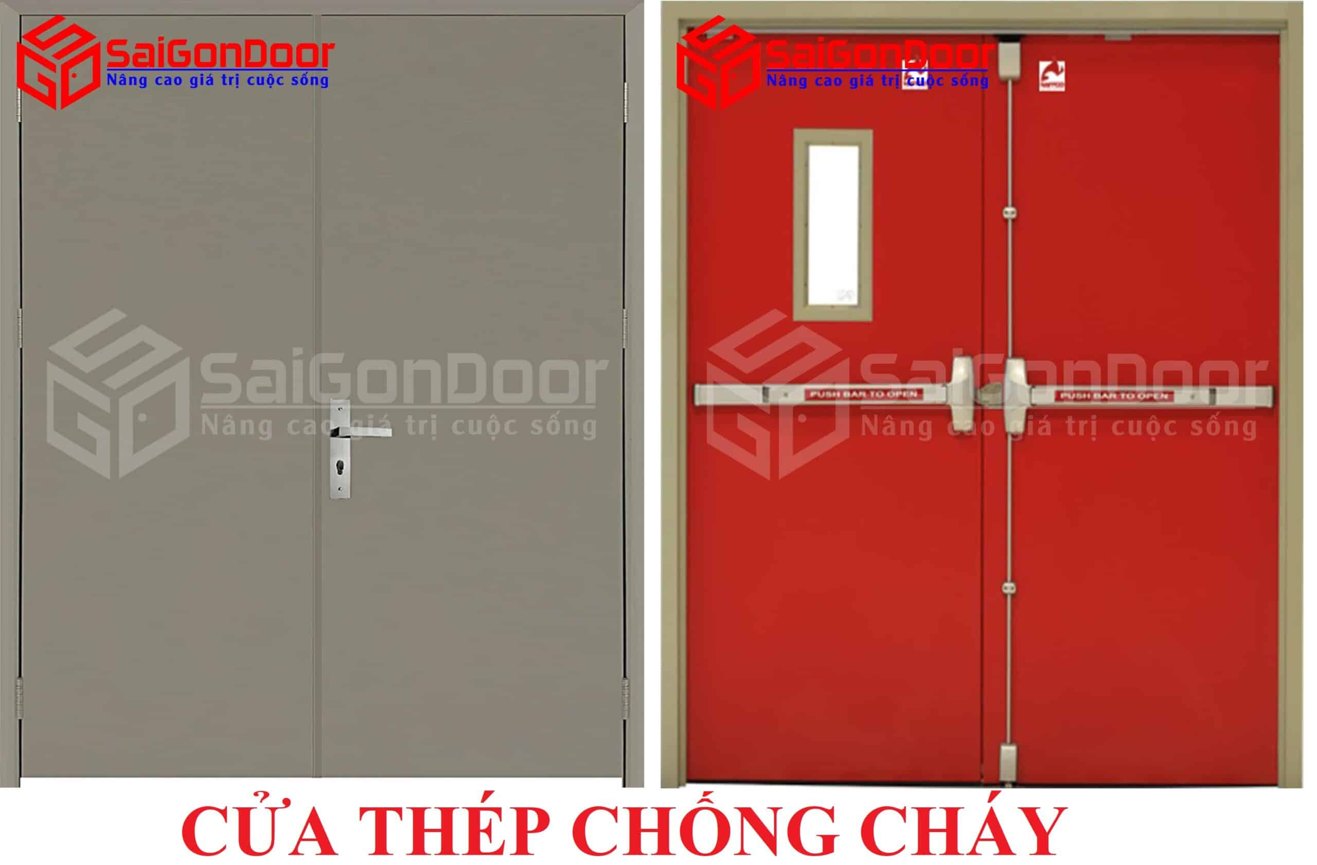 Cửa thép chống cháy 