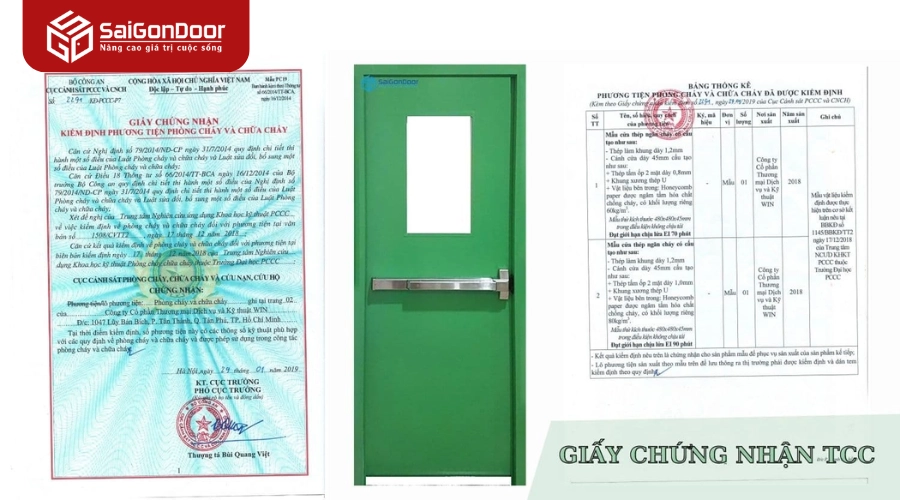 Những tiêu chuẩn và chứng nhận PCCC của cửa thép chống cháy