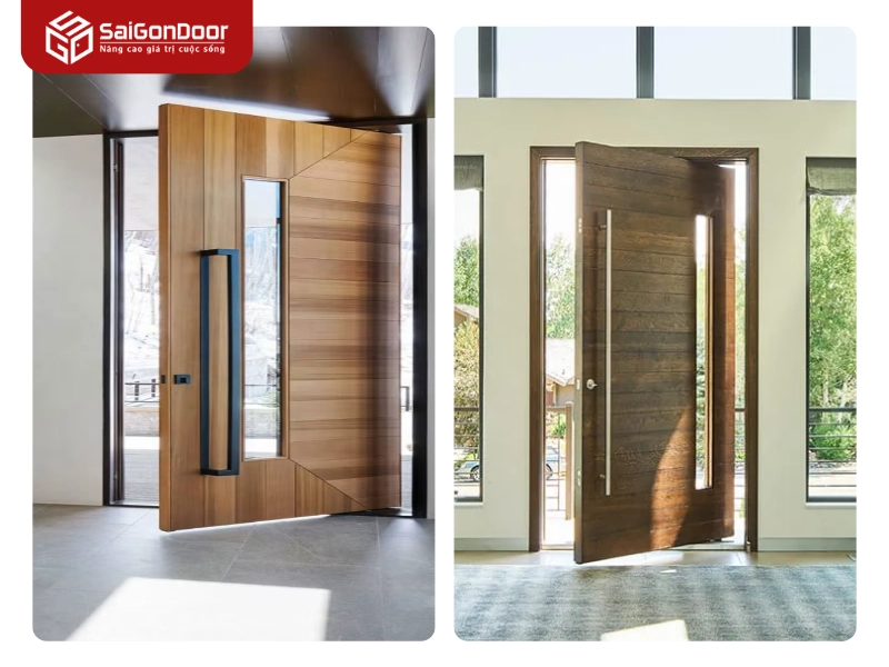 Quy trình đặt hàng và lắp đặt cửa thép vân gỗ Sài Gòn Door tại Thới An