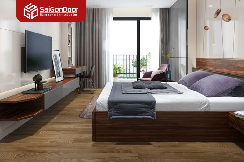 Những tác động tiêu cực khi bố trí cửa phòng ngủ và cửa sổ đối diện nhau