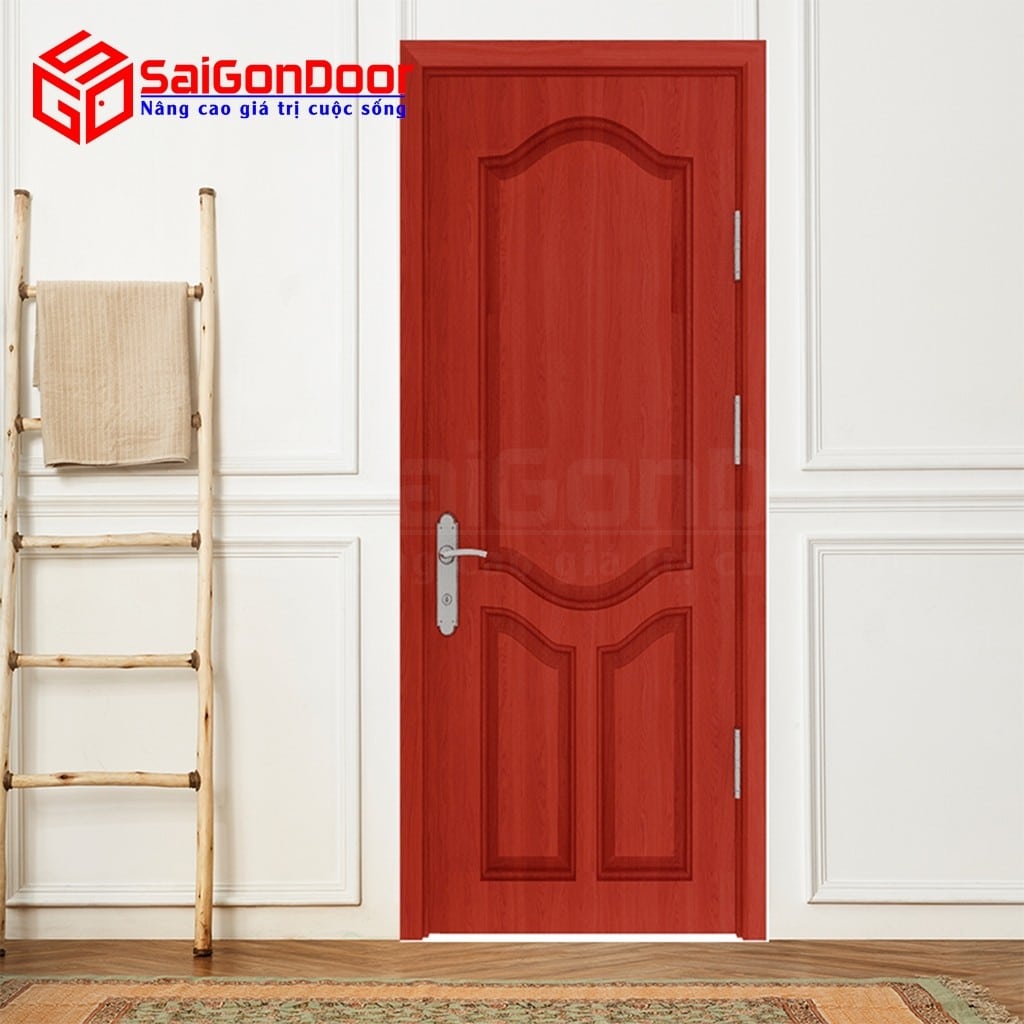 Cửa gỗ công nghiệp HDF Veneer SGD 3A Căm-xe