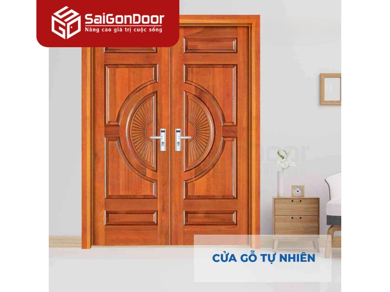 Cửa gỗ tự nhiên 