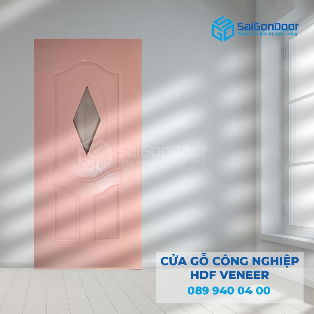 Cửa gỗ HDF Veneer sang trọng