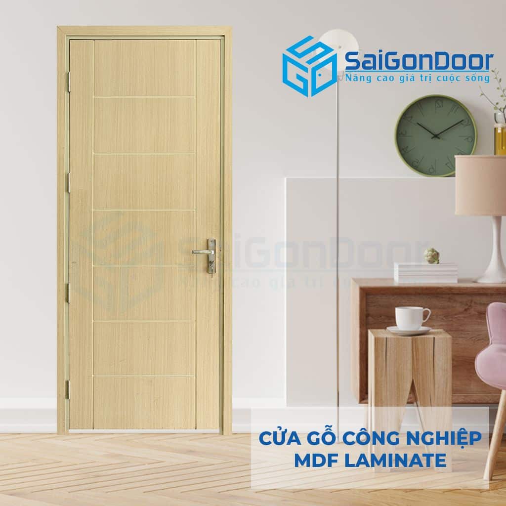 CỬA GỖ CÔNG NGHIỆP MDF LAMINATE P1R8