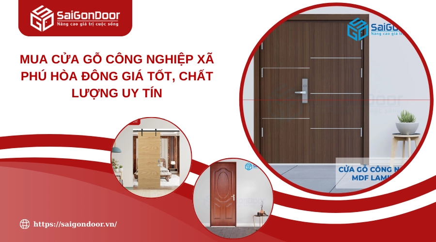 Mua Cửa Gỗ Công Nghiệp Xã Phú Hòa Đông Giá Tốt, Chất Lượng Uy Tín