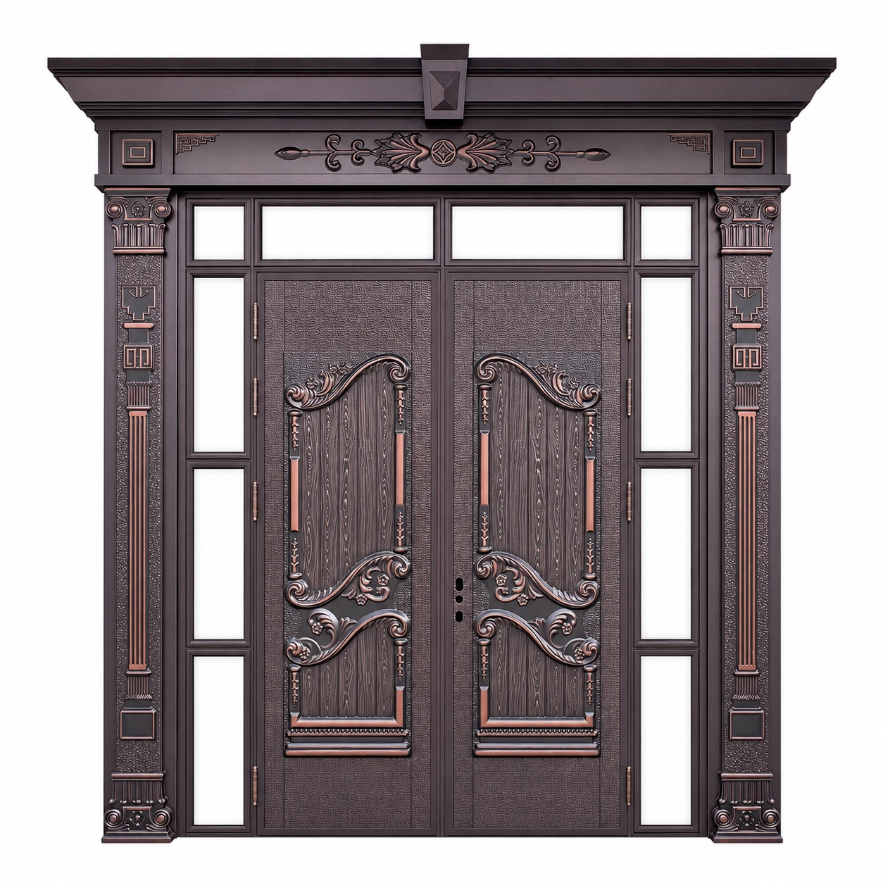 Cửa Nhôm Vân Gỗ SGDNVG-10