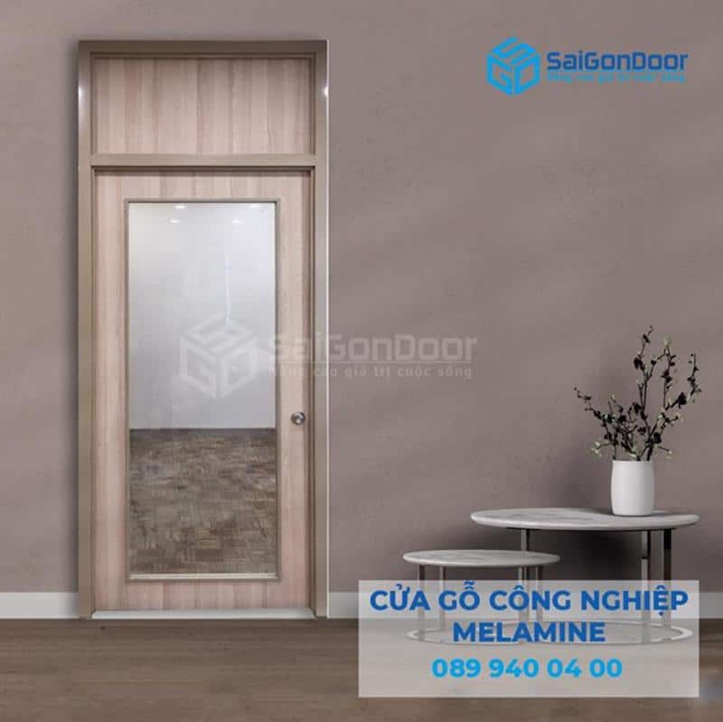 Cửa gỗ 1 cánh bằng MDF