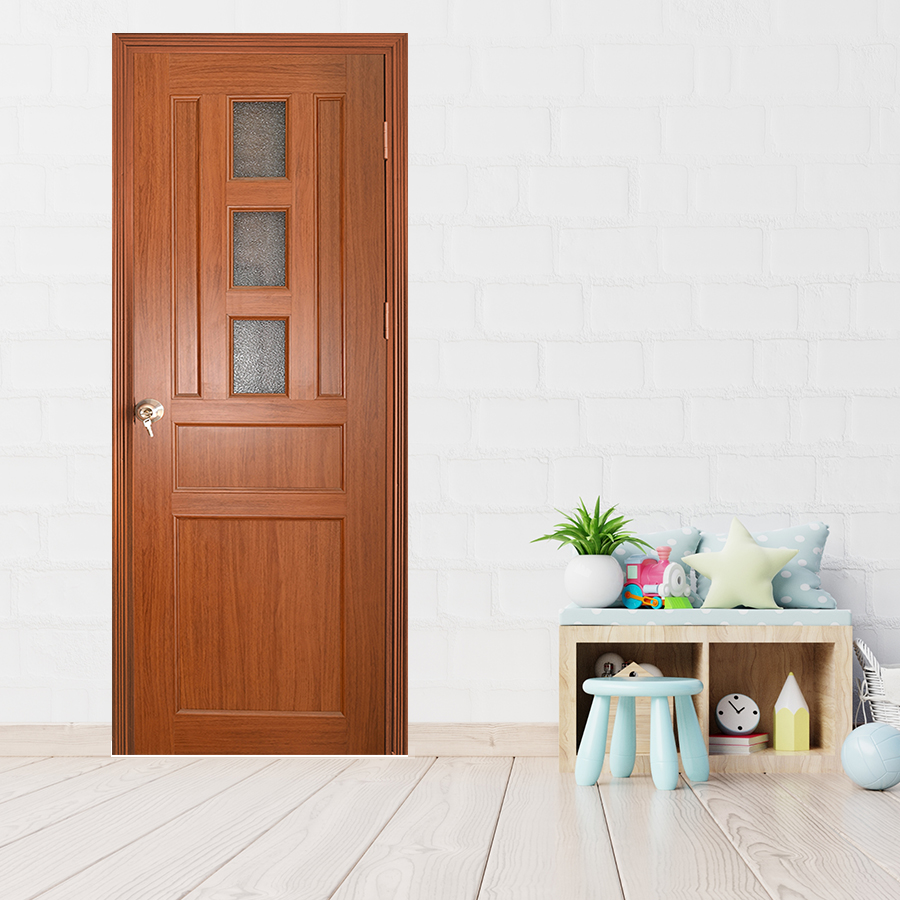 Mẫu cửa nhựa nhà vệ sinh YB-42