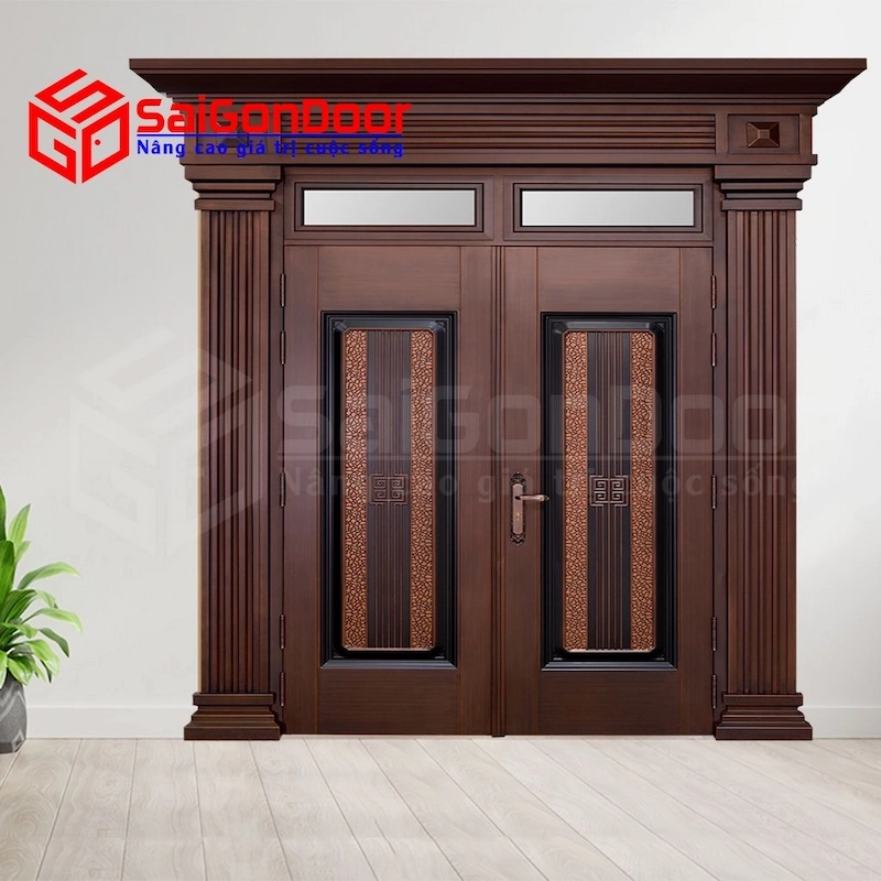 Hướng dẫn lựa chọn màu sắc cửa thép vân gỗ 5D Classic phù hợp