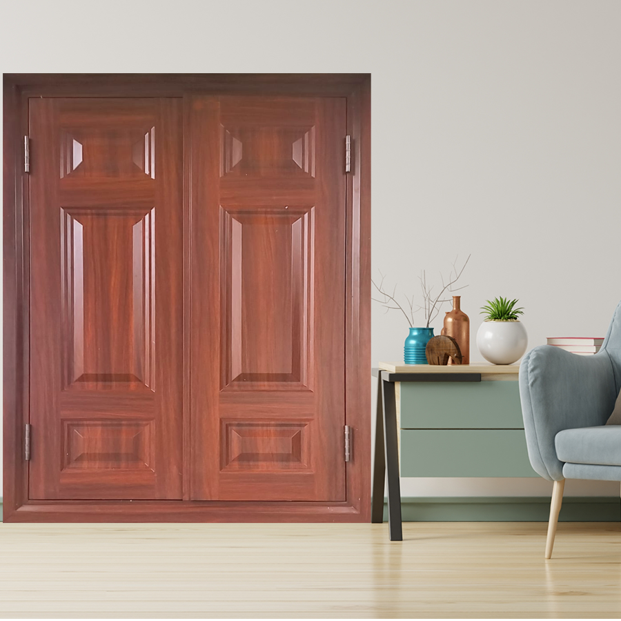 Cửa thép vân gỗ SGD 9