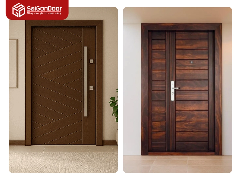 Sài Gòn Door: Lựa chọn hàng đầu cho cửa thép vân gỗ tại Long Bình