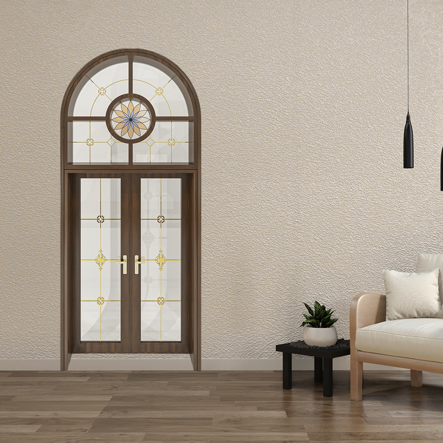 Cửa Nhôm Vân Gỗ SGD-CNVG-13