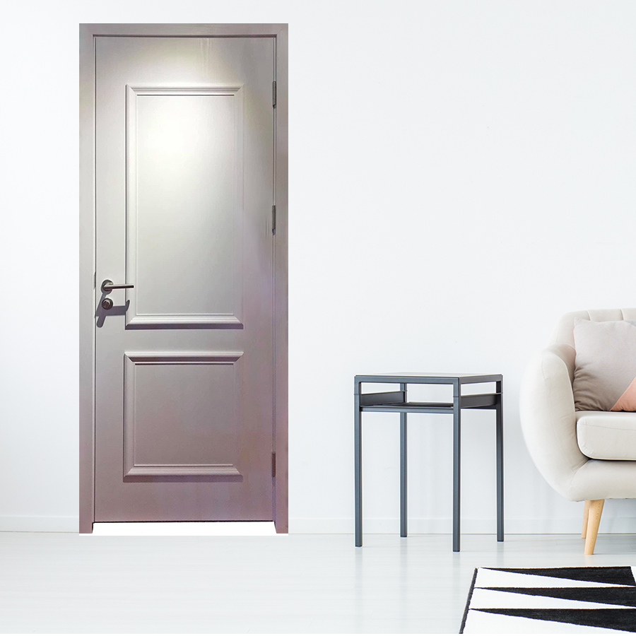 Cửa nhựa giả gỗ composite 2PN trắng