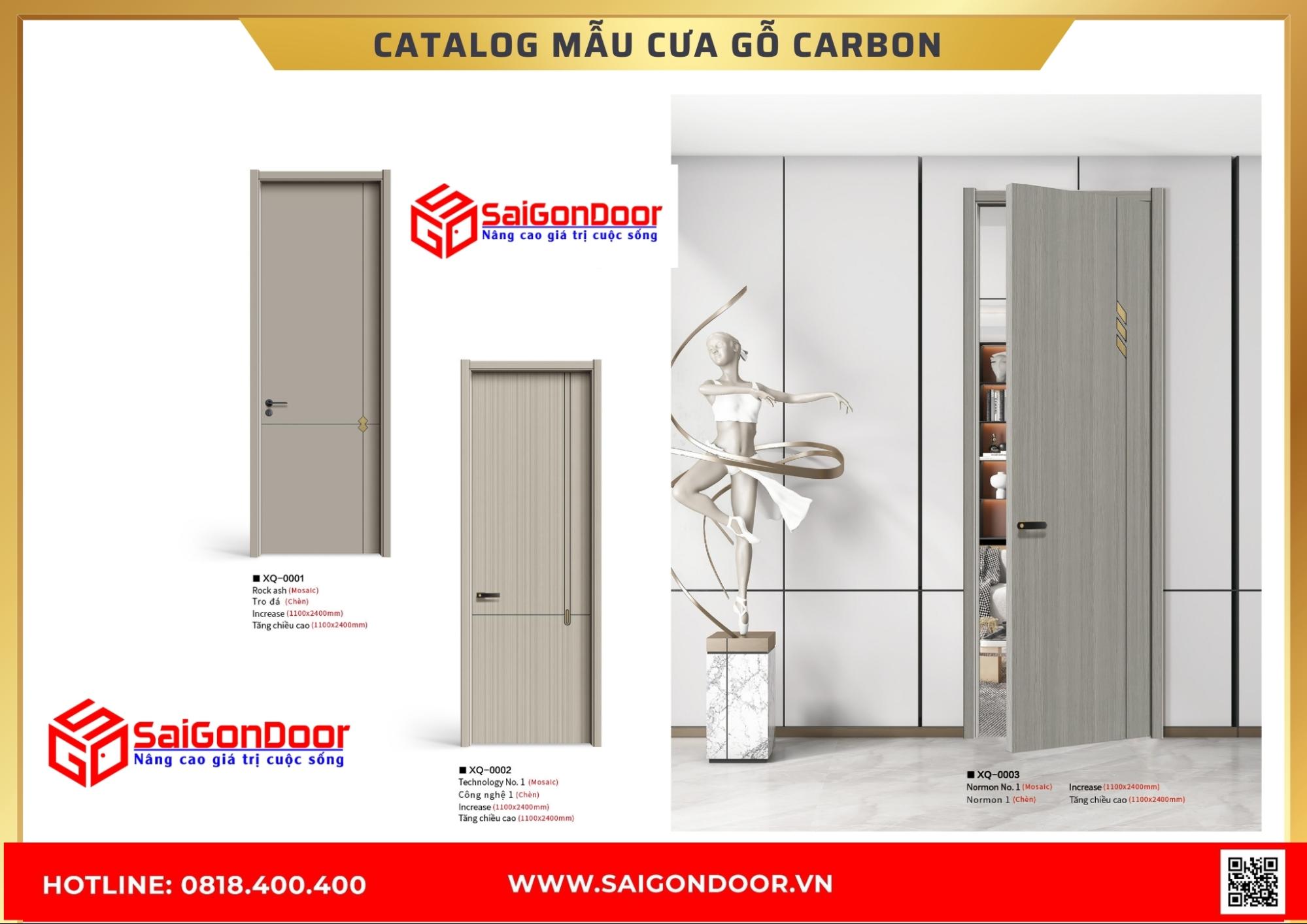 Catalog cửa gỗ carbon