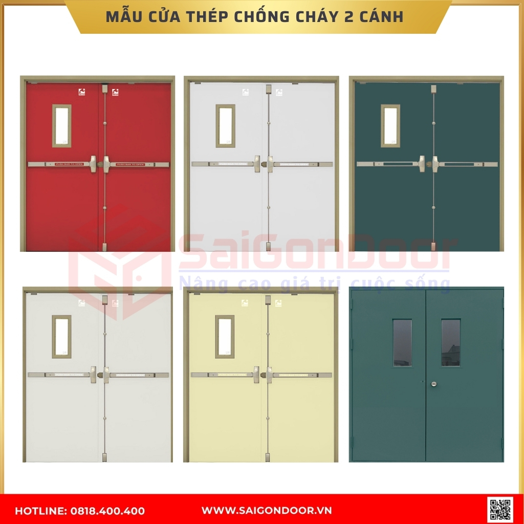 Mẫu cửa thép chống cháy được ưa chuộng tại Sóc Trăng Mẫu cửa thép chống cháy được ưa chuộng