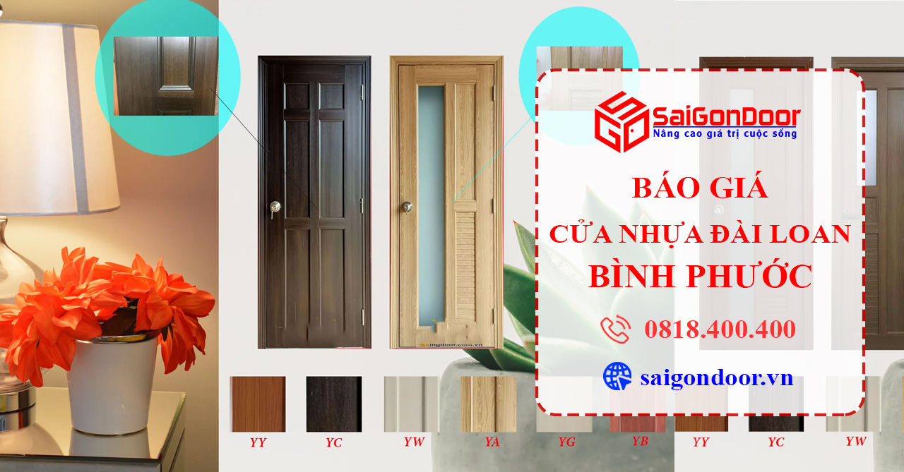 Chi Tiết| Báo Giá Thi Công Cửa Nhựa Đài Loan Bình Phước