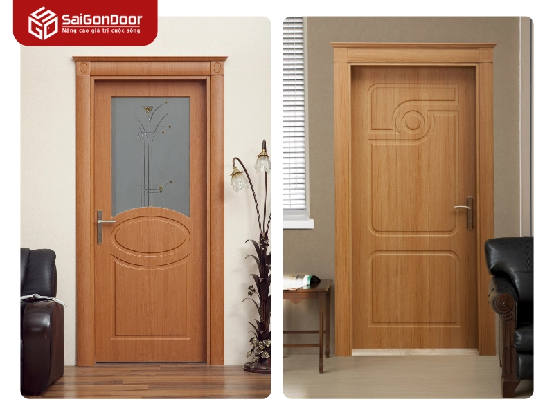 Phân loại và lựa chọn cửa gỗ công nghiệp tối ưu cho công trình tại An Lạc