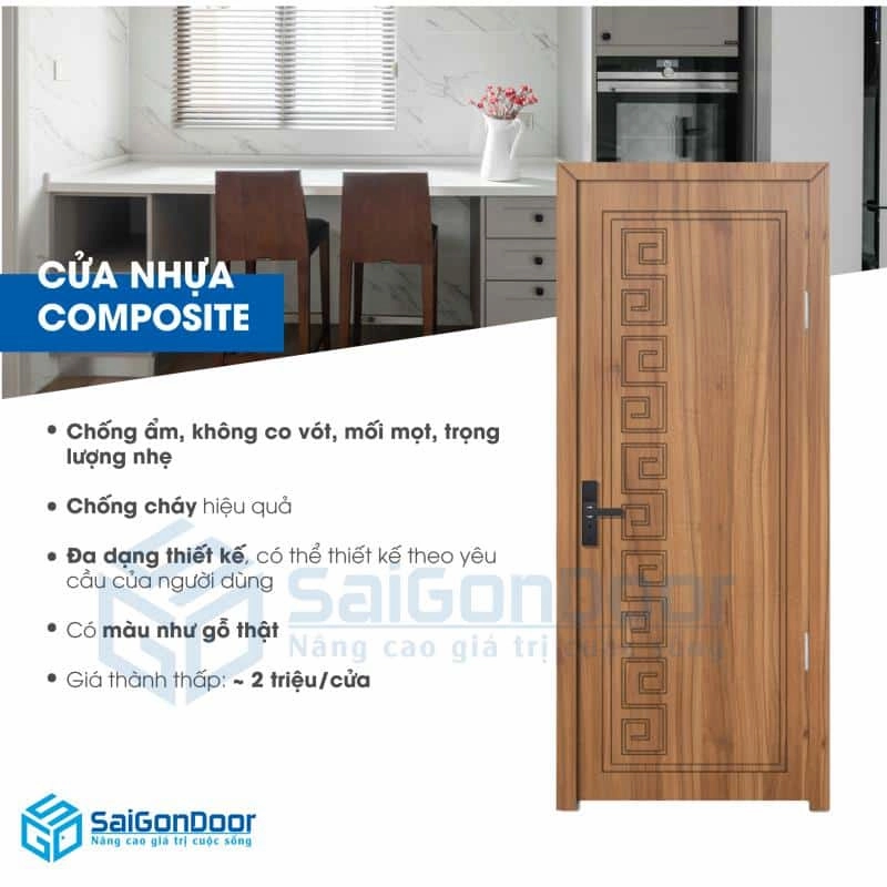 Vì sao cửa nhựa composite là lựa chọn phù hợp cho chung cư