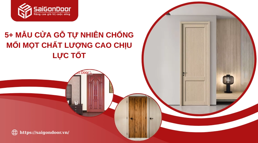 5+ Mẫu Cửa Gỗ Tự Nhiên Chống Mối Mọt Chất Lượng Cao Chịu Lực Tốt