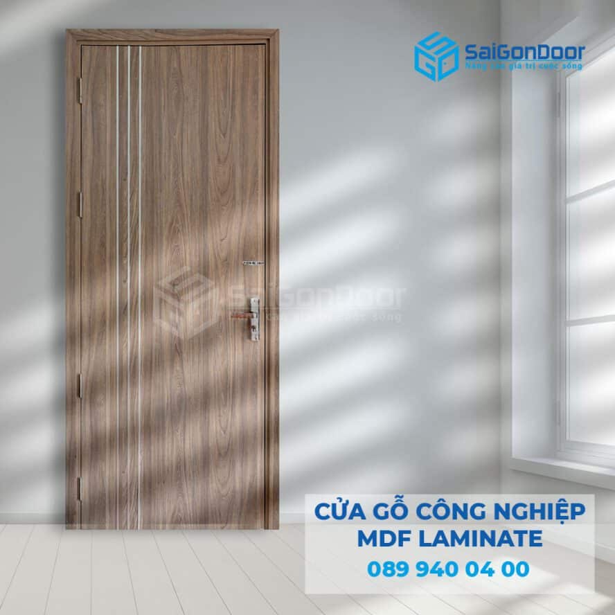 Cửa phòng ngủ gỗ công nghiệp