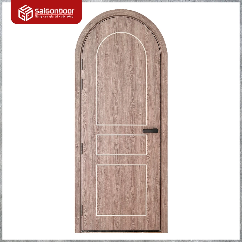 Cửa Composite Phủ Film PVC Gỗ Sáng