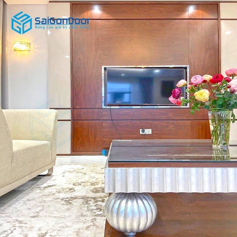 Mẫu kệ gỗ để tivi tại SaiGonDoor