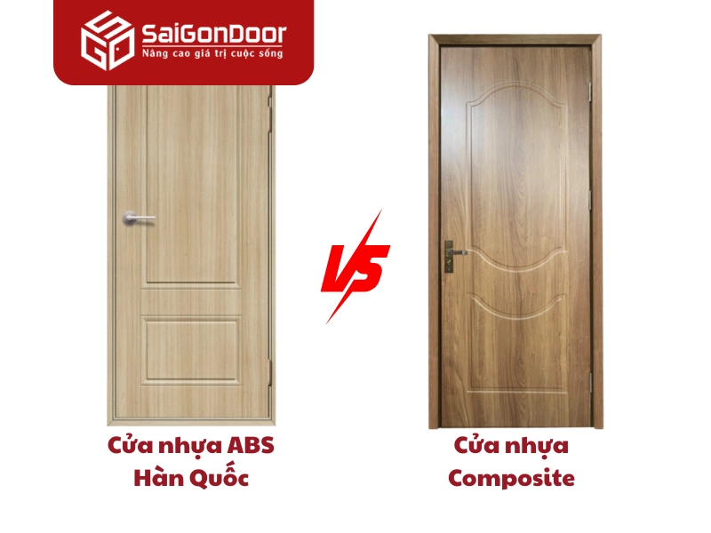 So sánh cửa ABS Hàn Quốc với cửa nhựa Composite