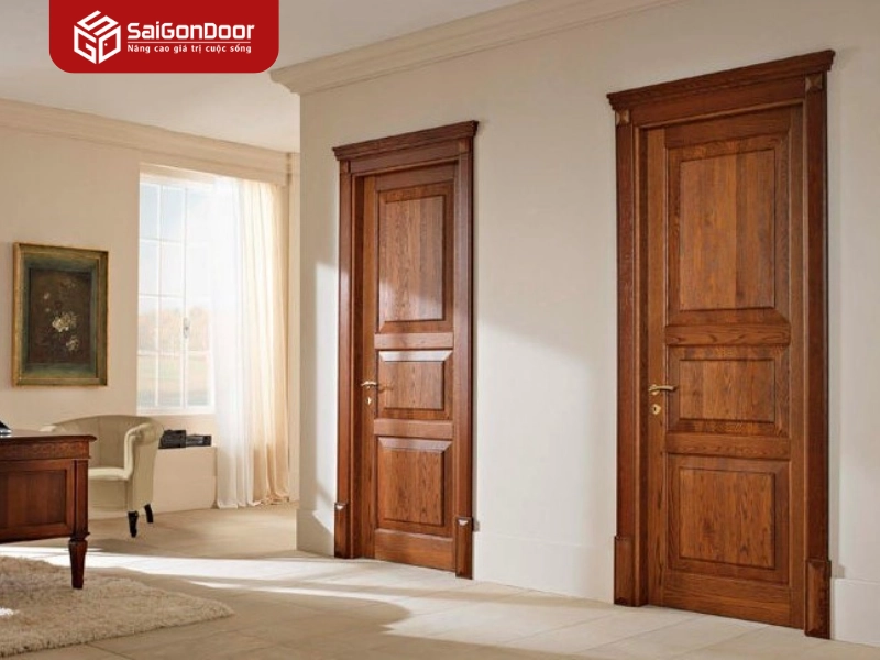 Ưu điểm vượt trội của cửa gỗ tự nhiên Saigondoor
