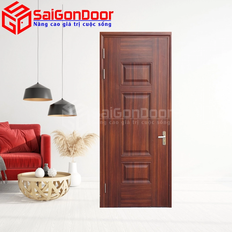 Cửa thép vân gỗ SGD-KM-TVG-1C-23
