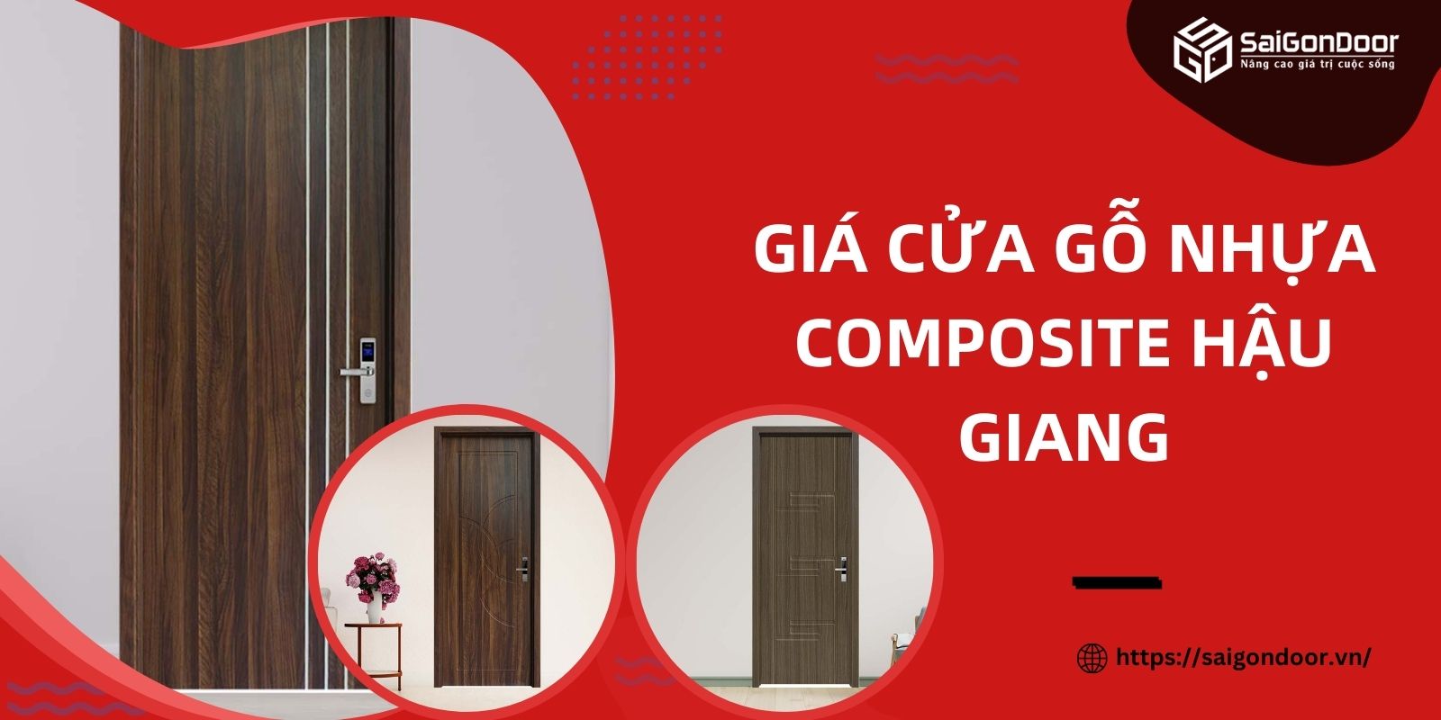 Giá Cửa Gỗ Nhựa Composite Hậu Giang Tại SaiGonDoor Chỉ Từ 2.800.000đ/Bộ