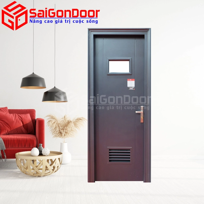 Cửa thép vân gỗ SGD-KM.TVG-1C-21