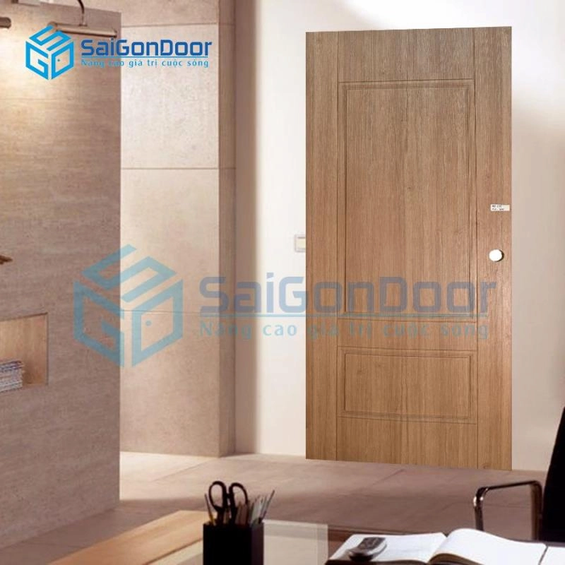 Cửa nhựa ABS Hàn Quốc sang trọng, cổ điển cho văn phòng 