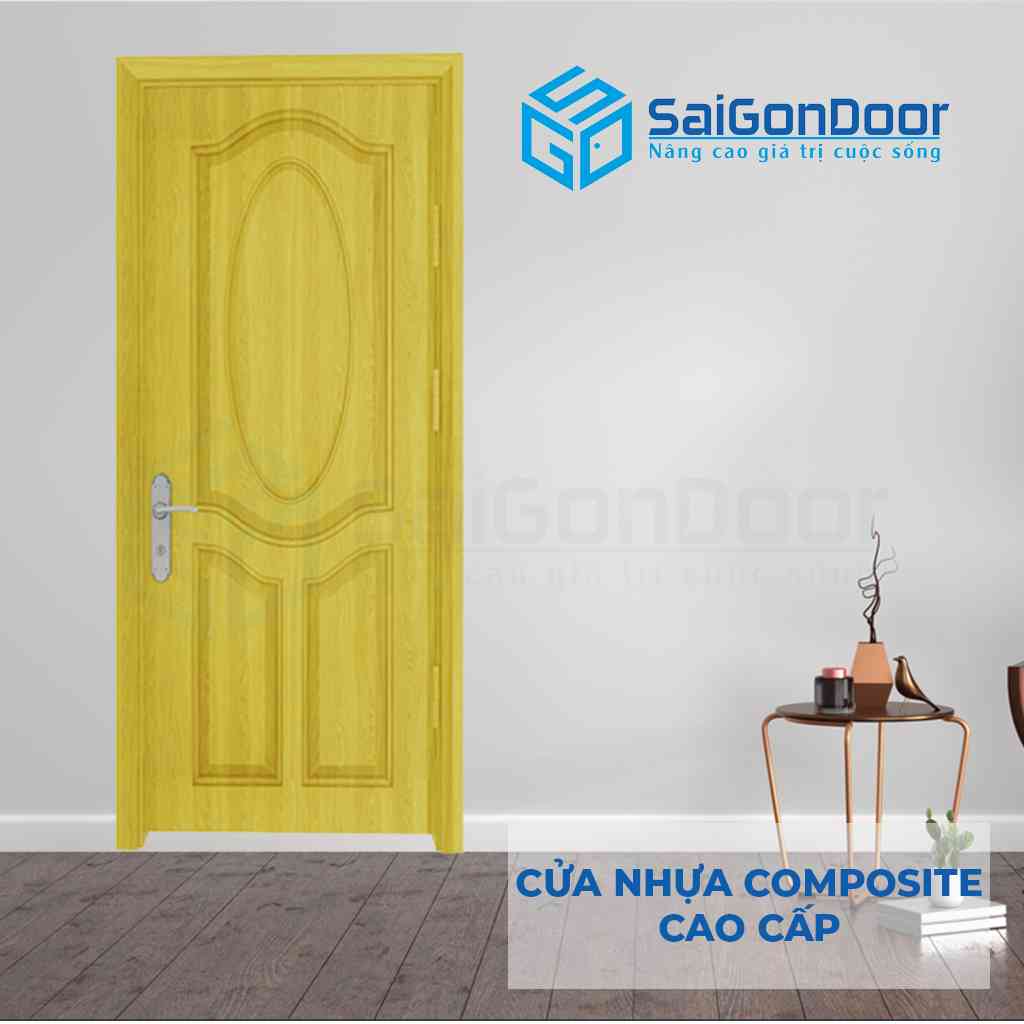 Mẫu cửa nhựa gỗ chịu nước 3A Ash