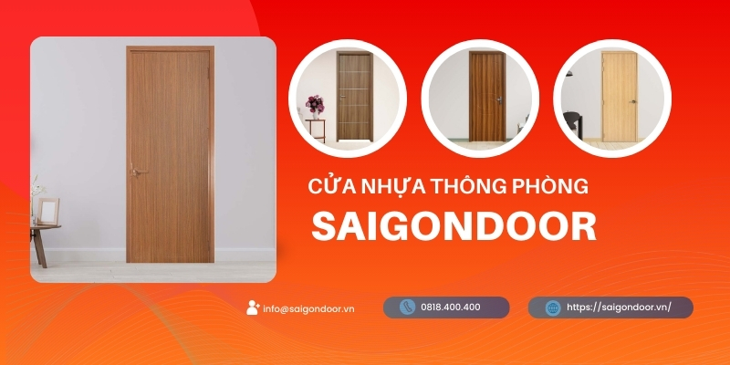 Thông tin chung về mẫu cửa nhựa thông phòng