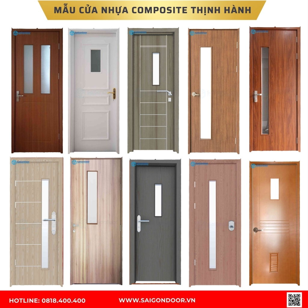 Mẫu cửa nhựa composite An Giang