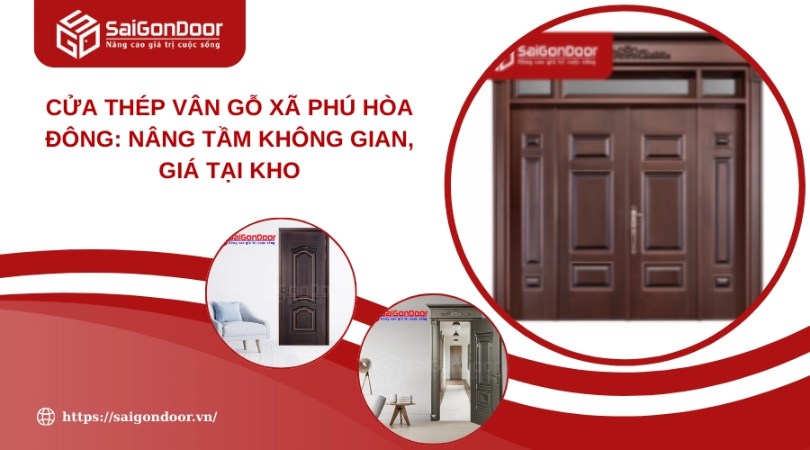 Cửa Thép Vân Gỗ Xã Phú Hòa Đông: Nâng Tầm Không Gian, Giá Tại Kho