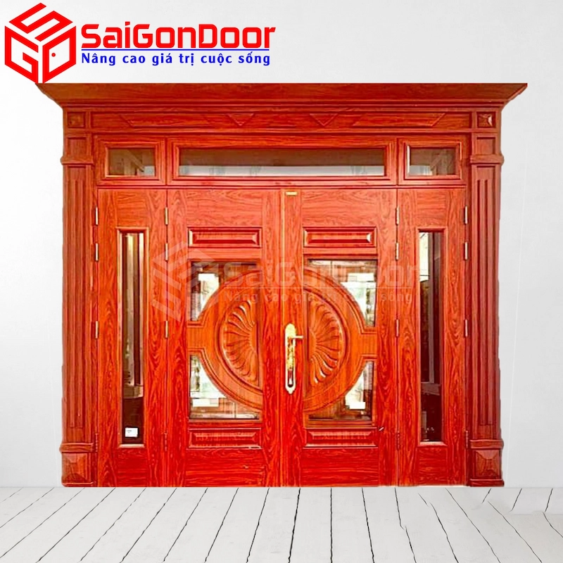 Cửa thép vân gỗ SGD-KM.TVG-4C.21