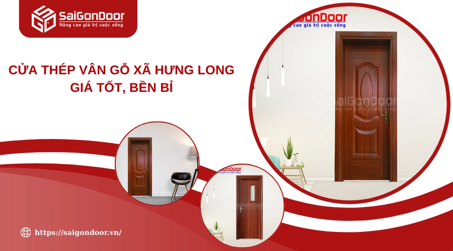 Cửa Thép Vân Gỗ Xã Hưng Long Giá Tốt, Bền Bỉ