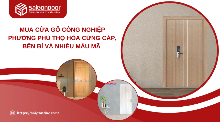 Mua Cửa Gỗ Công Nghiệp Phường Phú Thọ Hòa Cứng Cáp, Bền Bỉ Và Nhiều Mẫu Mã