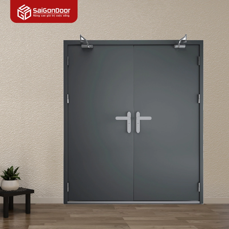 Cửa thép chống cháy TCC P2