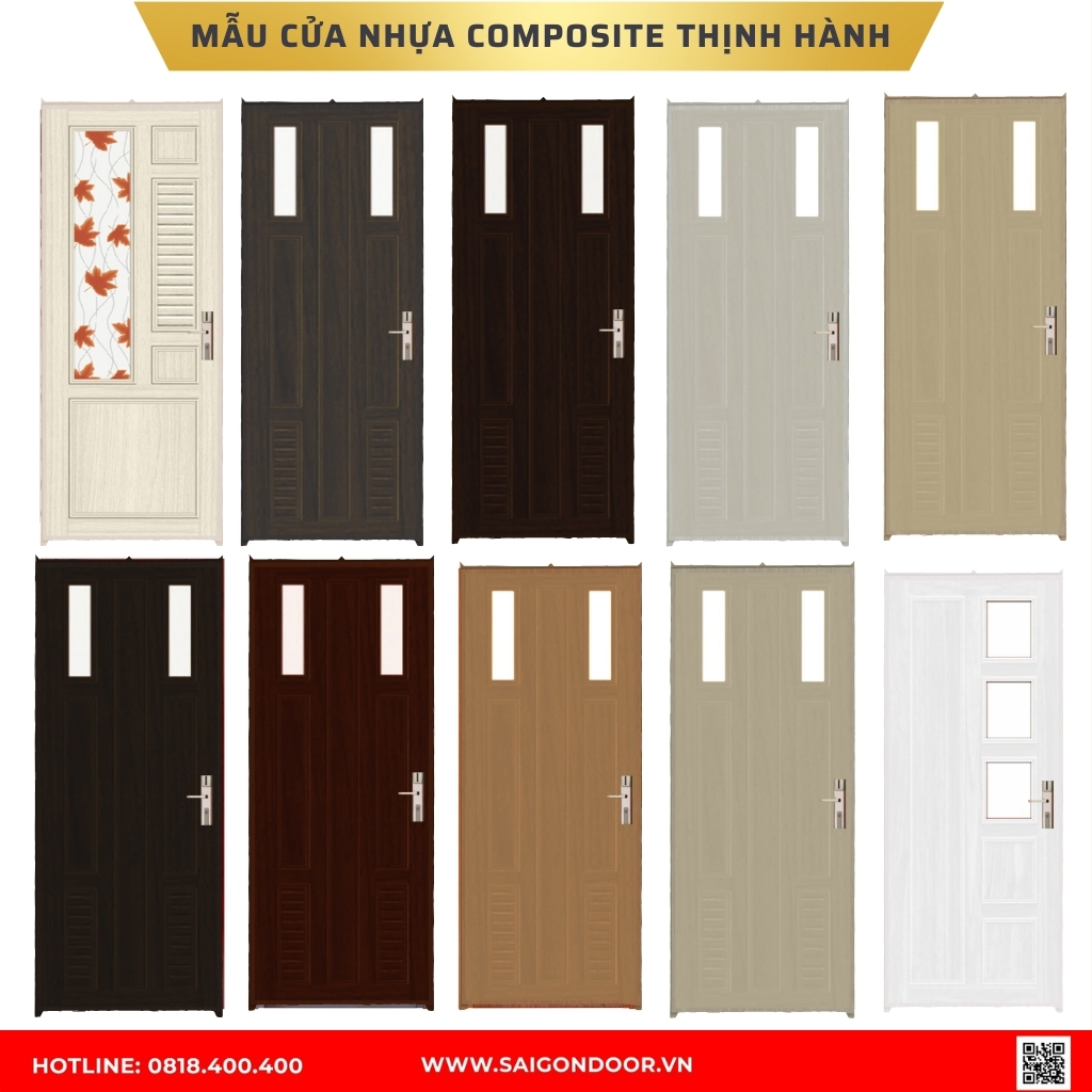 Mẫu cửa nhựa composite Tiền Giang