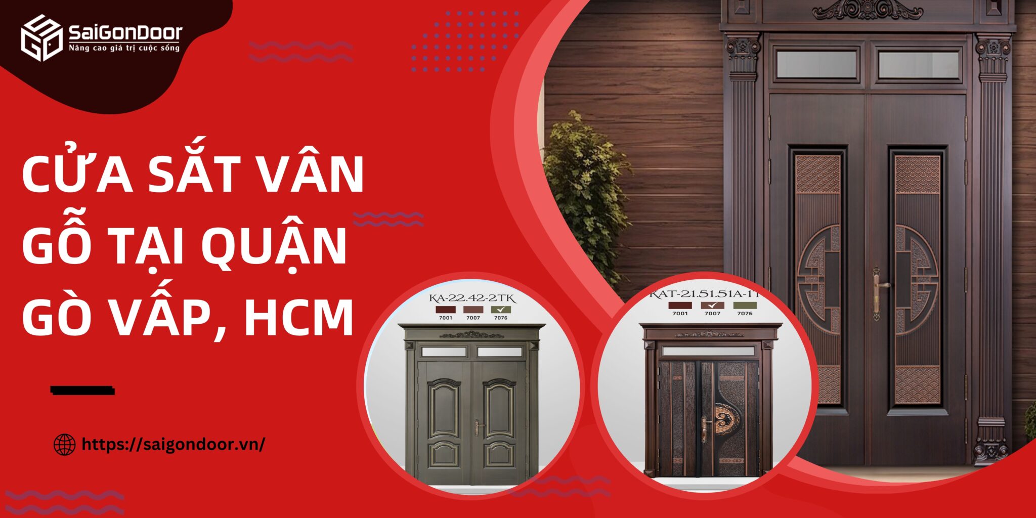 Cửa Sắt Vân Gỗ Tại Quận Gò Vấp, HCM – Ứng Dụng Nổi Bật Nhất