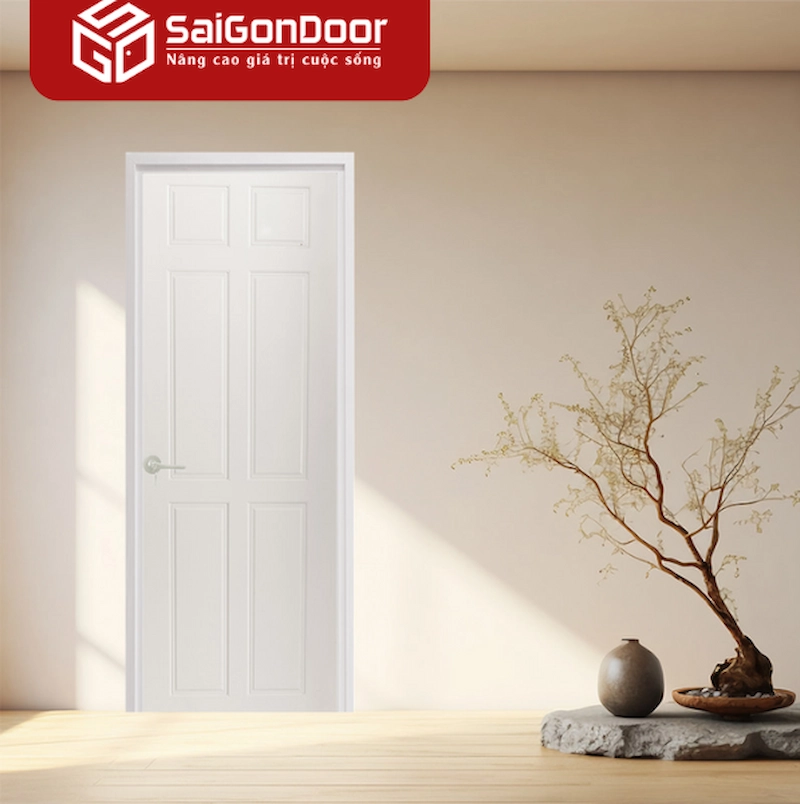 cửa phòng nhựa giả gỗ