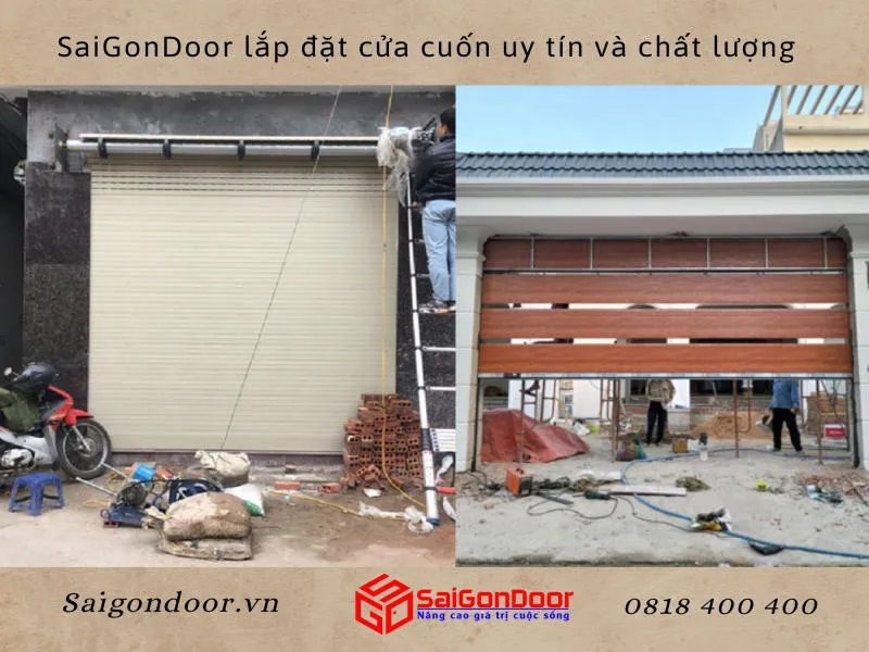 SaiGonDoor lắp đặt cửa cuốn uy tín và chất lượng