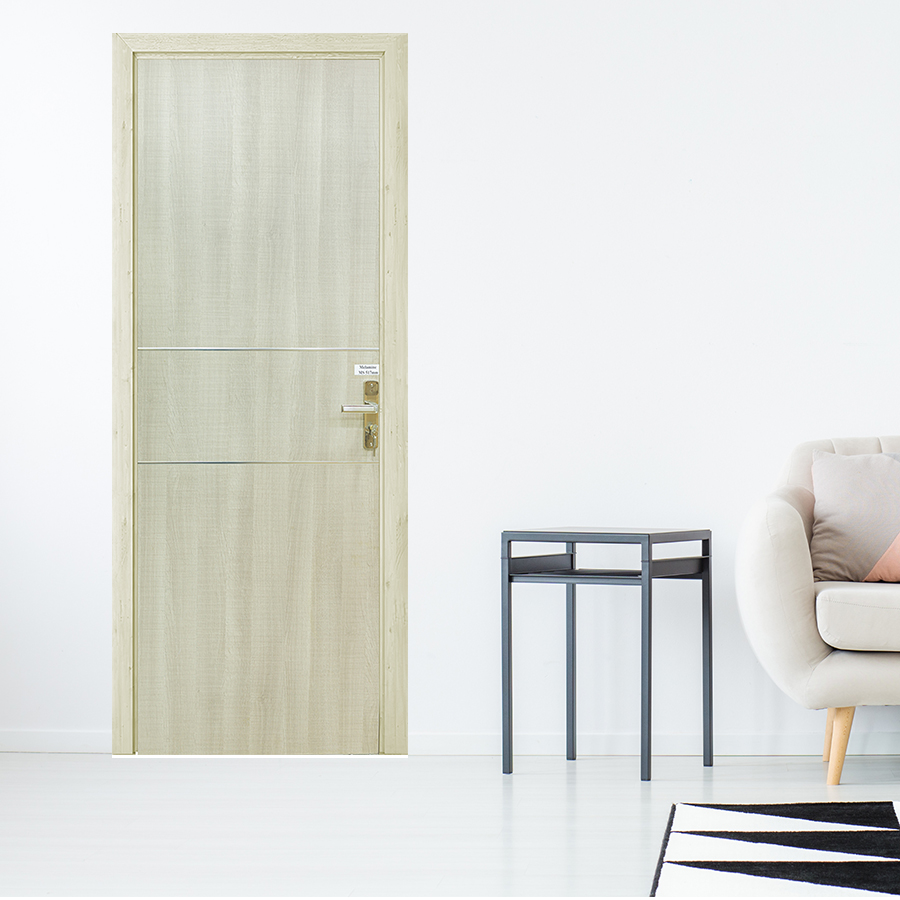 CỬA GỖ PHÒNG NGỦ PN MDF Melamine P1R2n