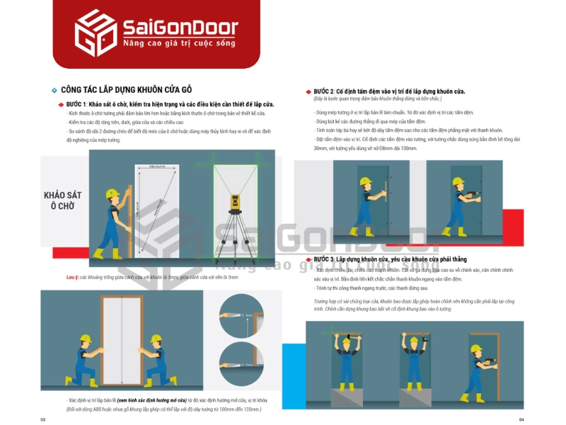 Quy trình lắp đặt và bảo trì cửa chống cháy