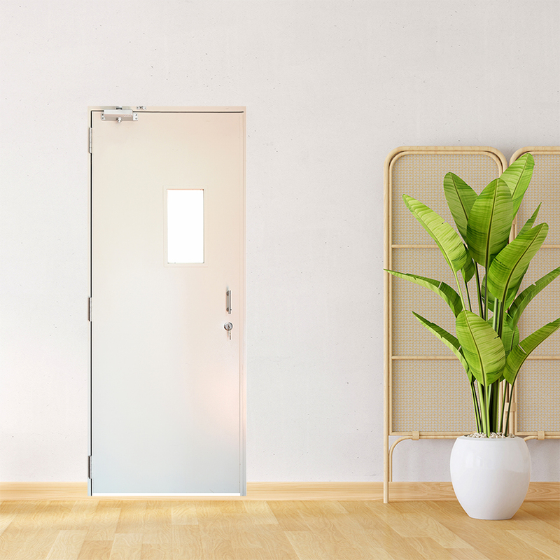 Cửa thép chống cháy TCC P1G1 kính chống cháy 2