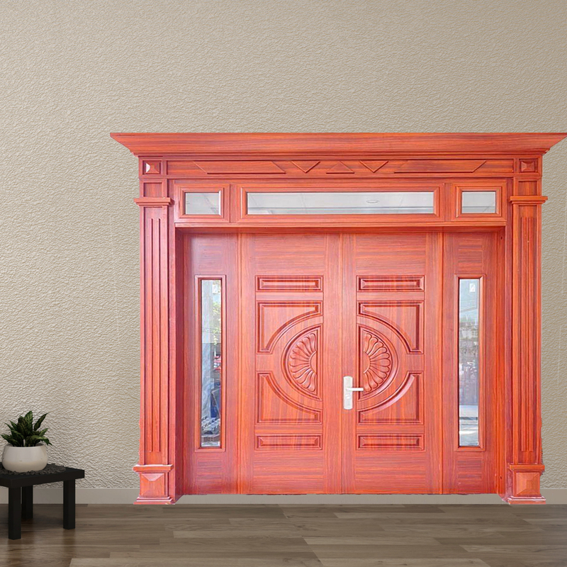 Cửa Thép Vân Gỗ SGD-KM.TVG-4C.2