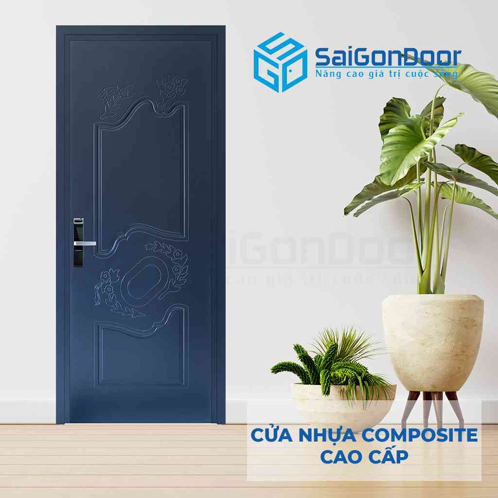 Mẫu cửa nhựa giả gỗ composite A07-29