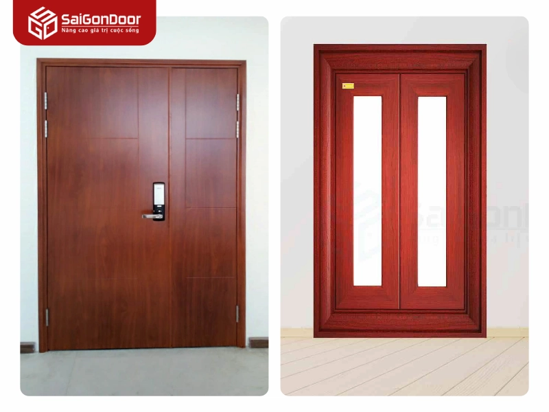 Quy trình đặt hàng và lắp đặt cửa thép vân gỗ xã Bà Điểm